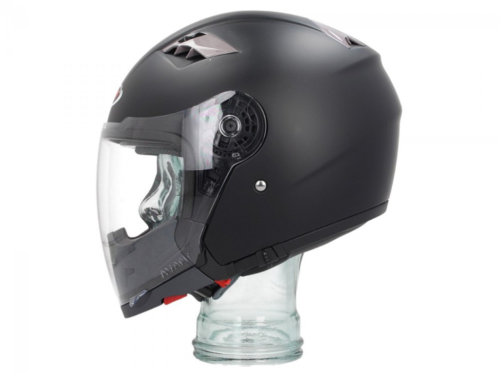 Casco modular Shiro, SH414, sistema, negro mate
