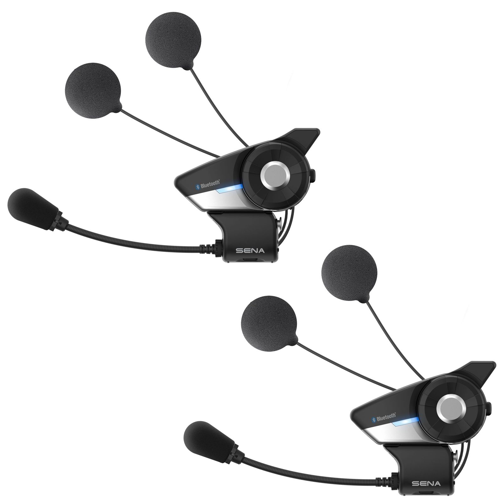 SENA 20S Evo conjunto doble incl. altavoz HD - Sistema de comunicación Bluetooth para motocicletas-