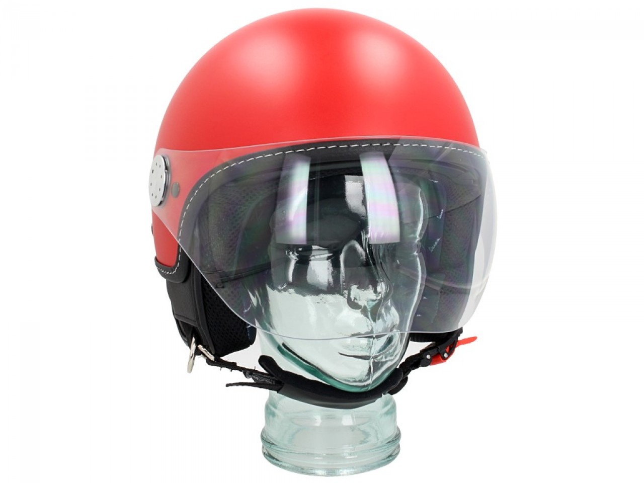 Visor de casco Vespa Jet 3.0 rojo profondo