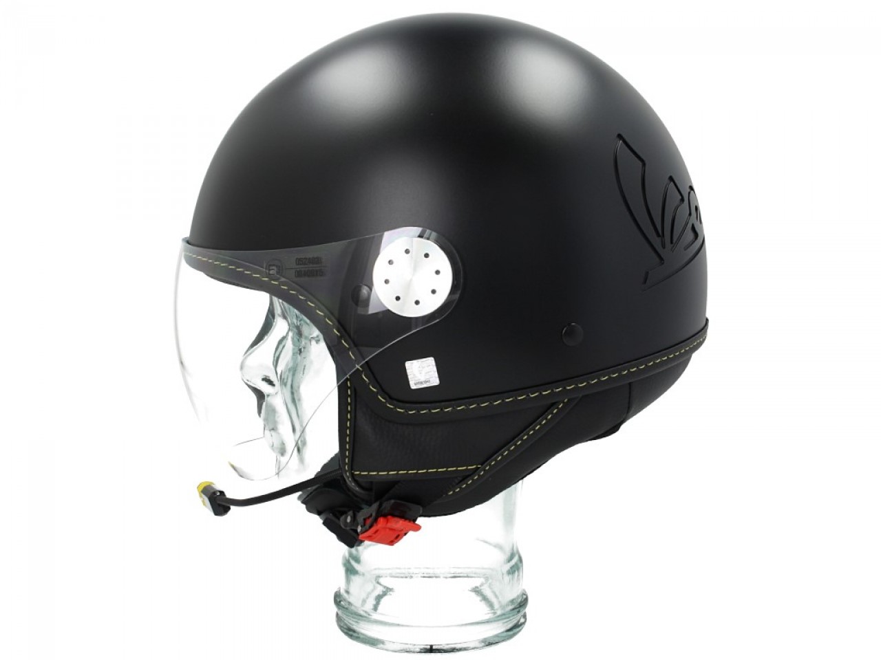 Visor de casco Vespa Jet 3.0 Bluetooth negro