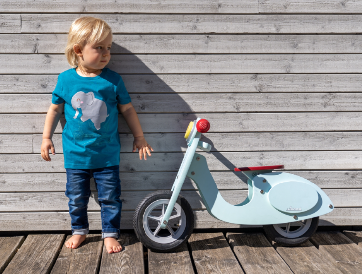 Camiseta infantil "Elefantastic Trip!", turquesa