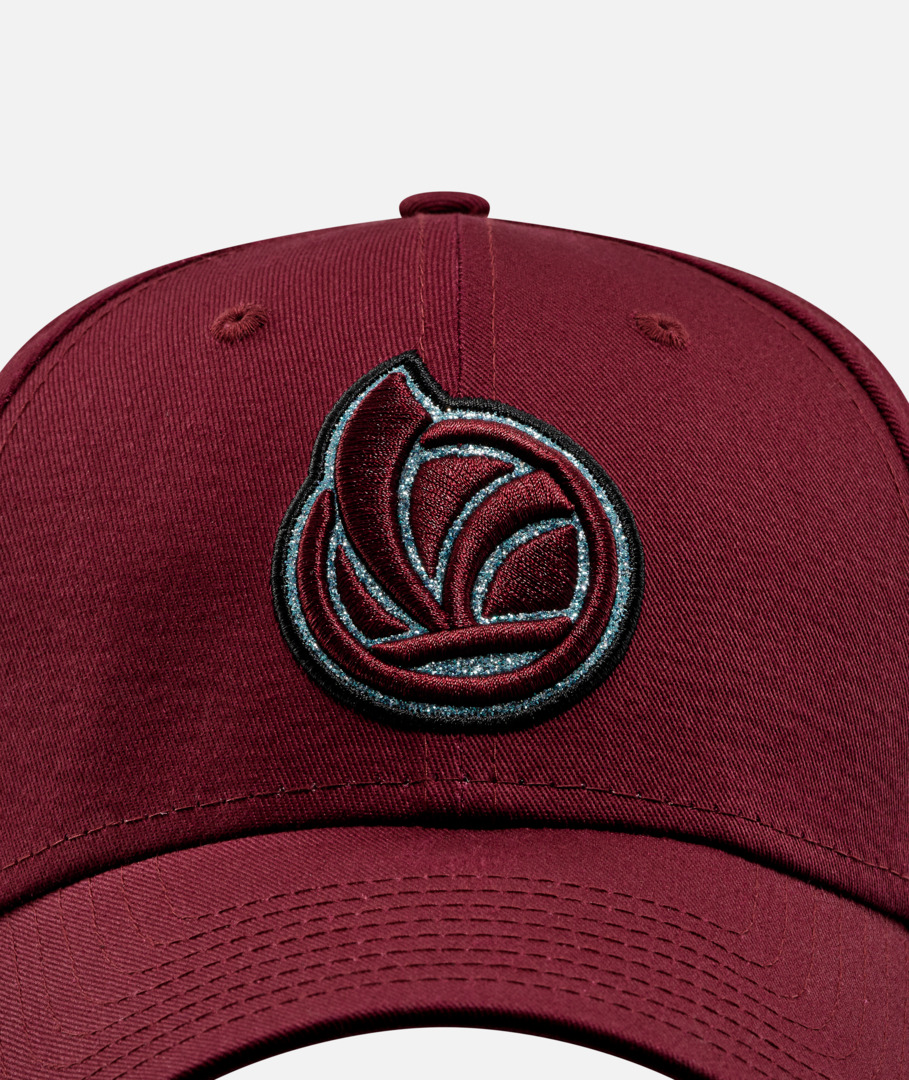 Gorra Vespa DEC Glitter New Era 9Forty roja