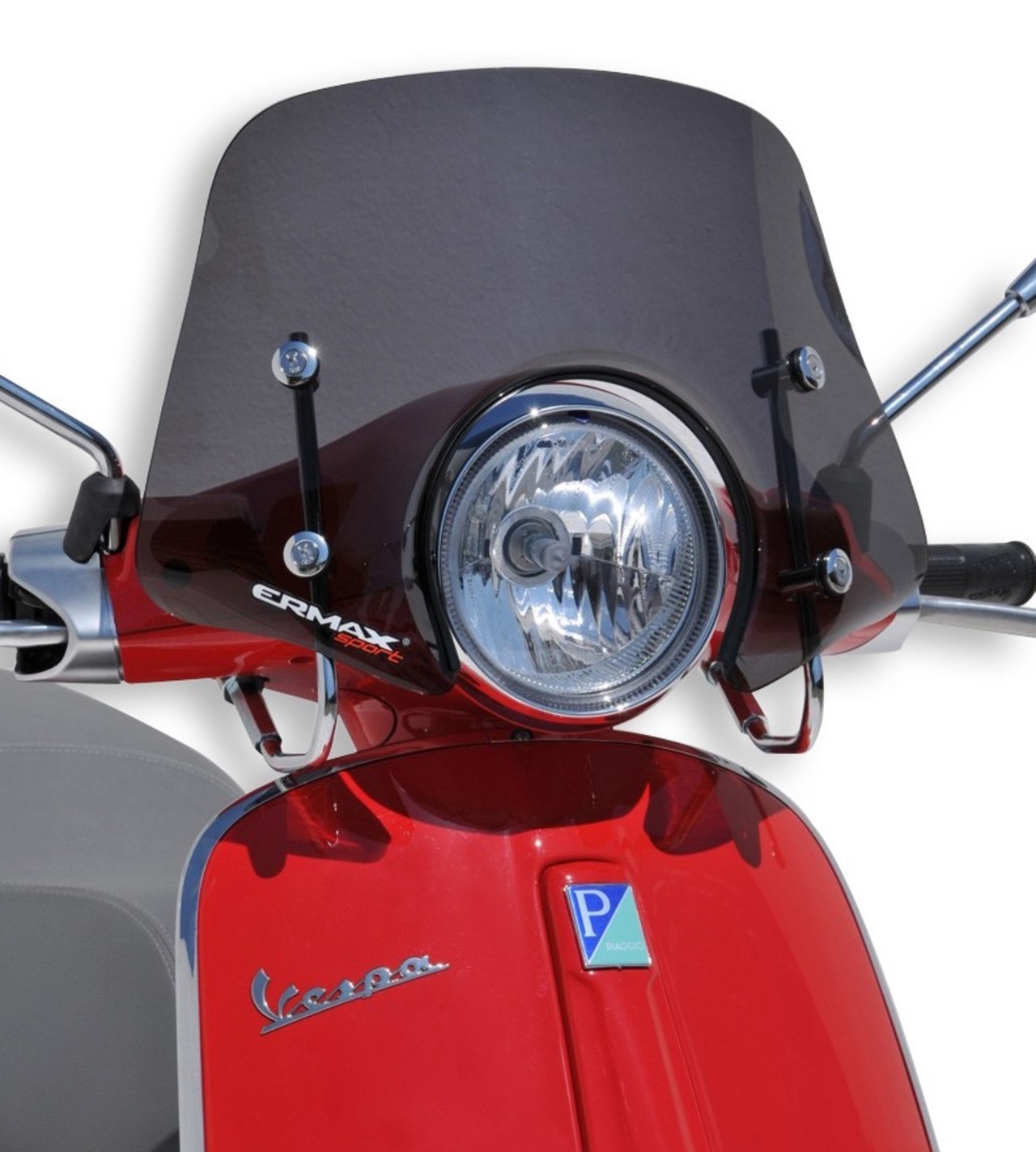 Parabrisas ERMAX Piccolo H 300 mm para Vespa Primavera 50-150cc 2T/4T, transparente