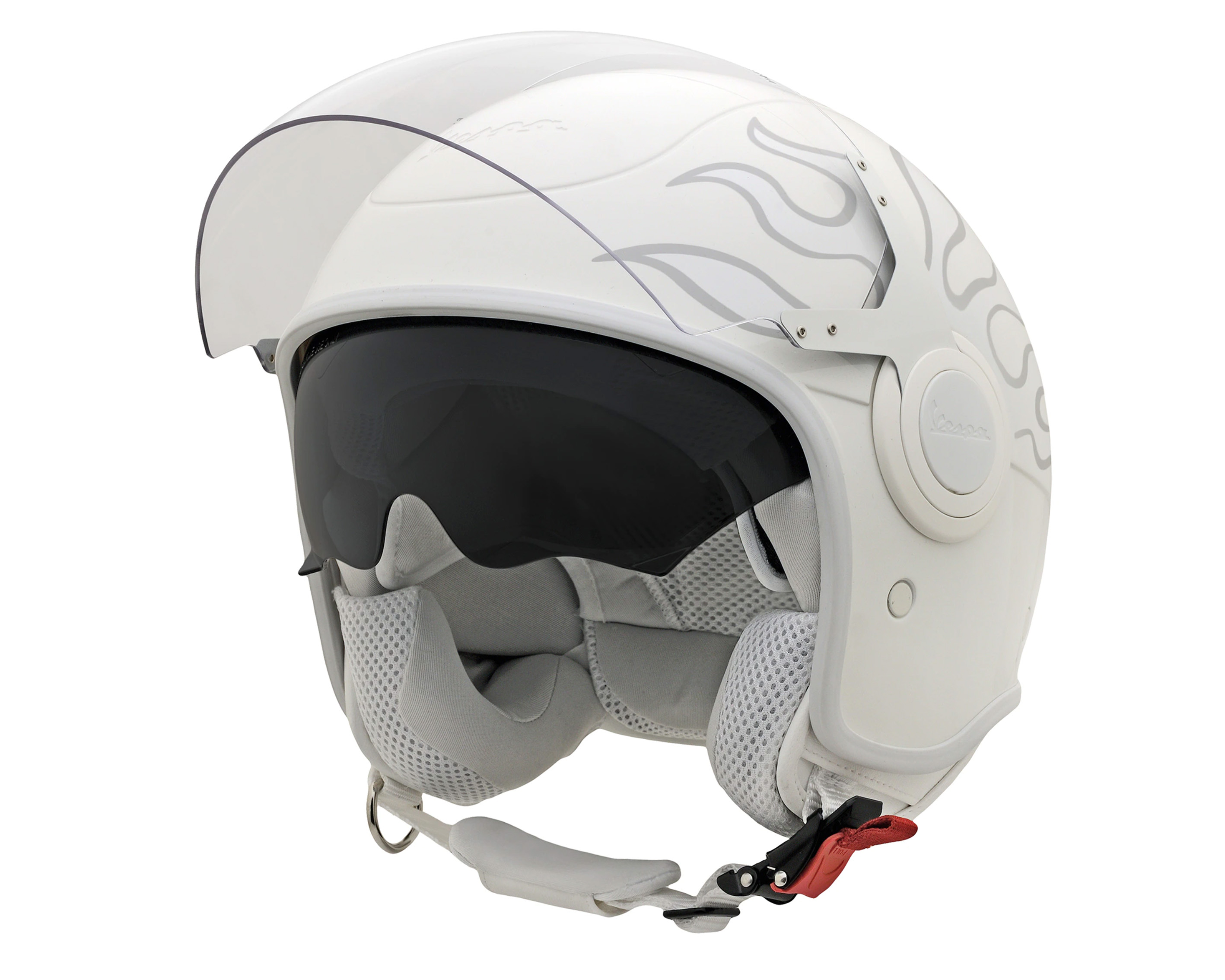 Casco Vespa VJ de Justin Bieber - blanco - M