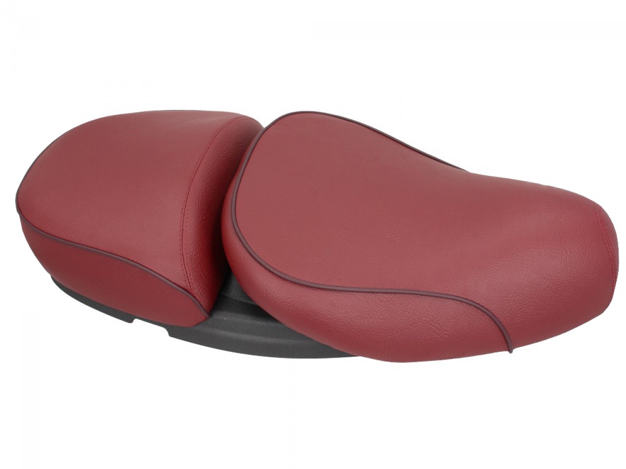 Vespa banco de cuero rojo de 2 plazas para LX 50-150cc Touring, ET2/ET4 /LX/LXV/S 50-150ccm-
