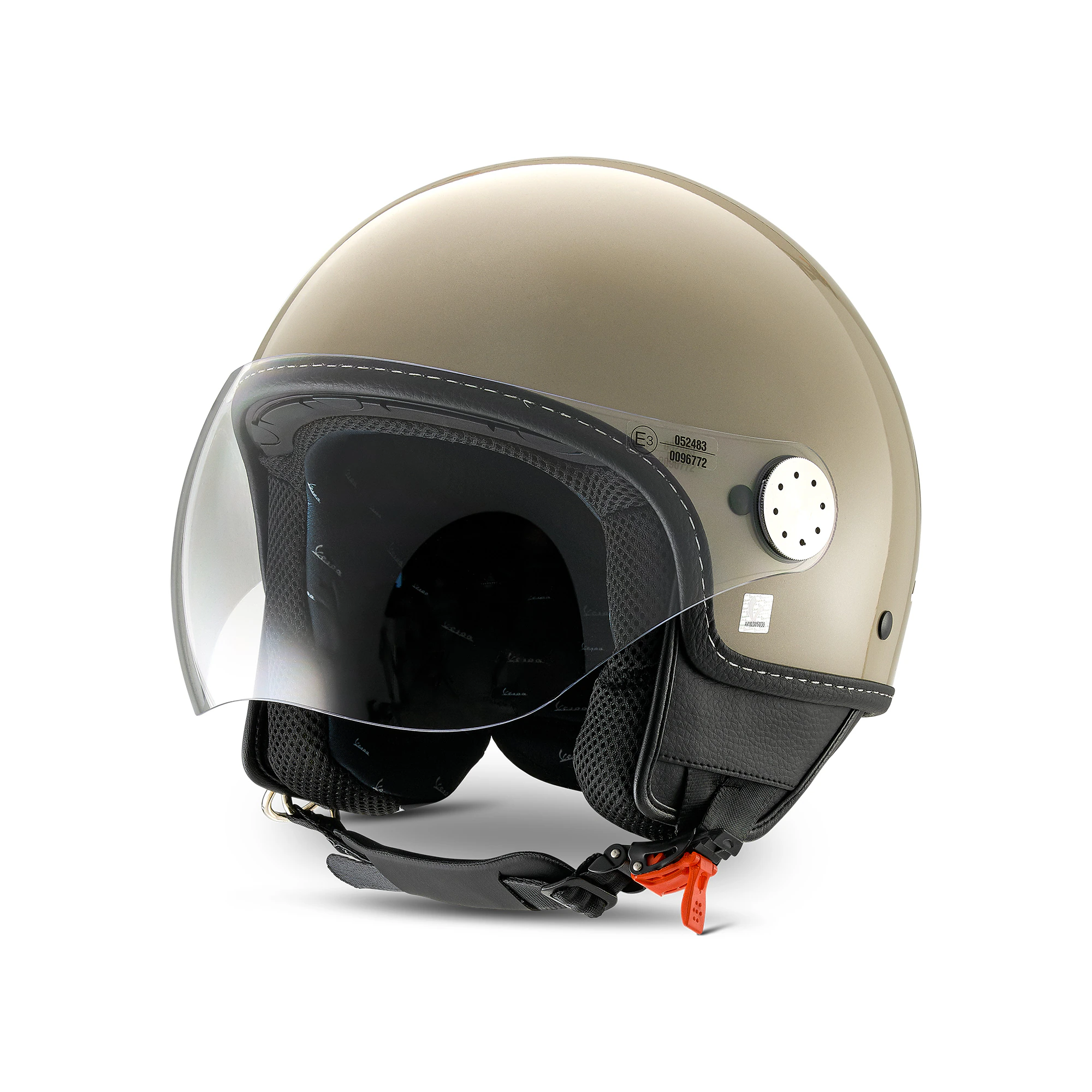 Visera Casco Vespa Jet 4.0 beige avvolgente
