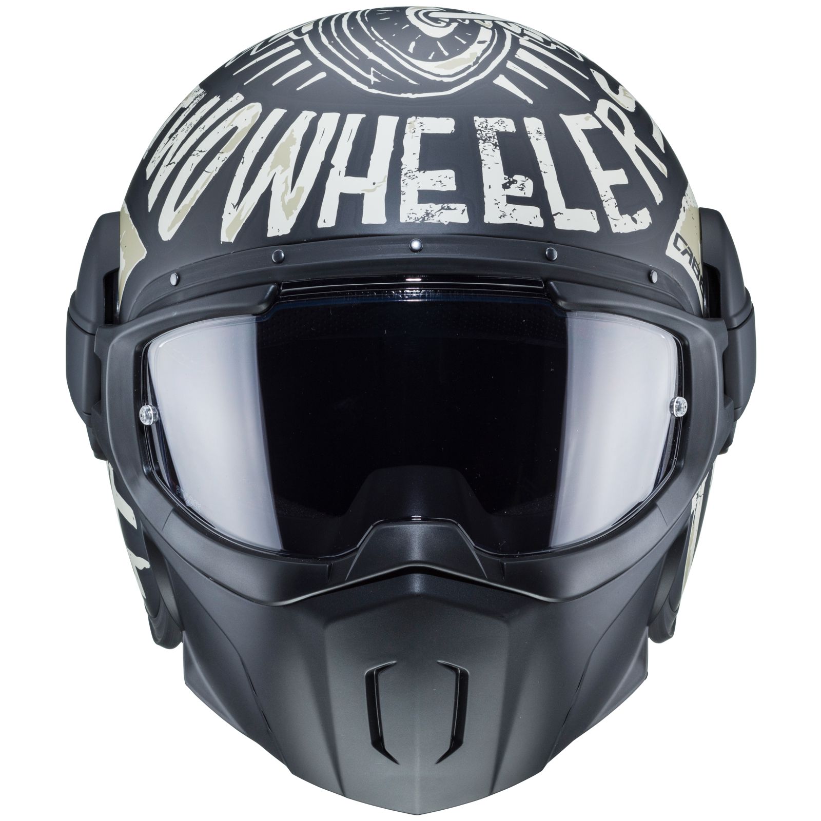 Casco Caberg Ghost Nuke, negro mate/gris