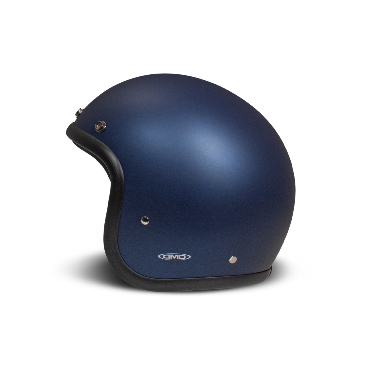 Casco abierto DMD Retro, azul mate, Matt Deep Blue, fibra de vidrio, ECE 22.06