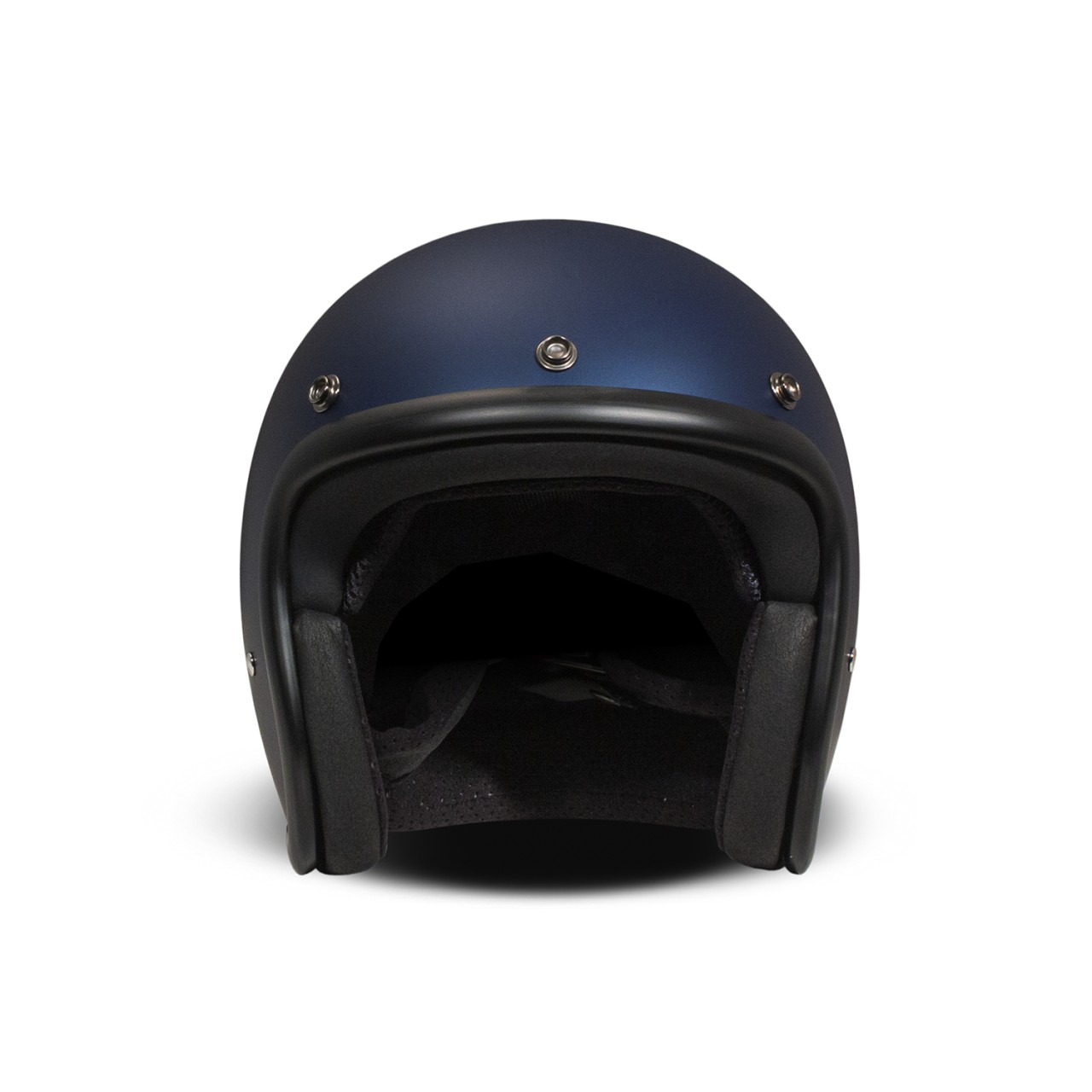 Casco abierto DMD Retro, azul mate, Matt Deep Blue, fibra de vidrio, ECE 22.06