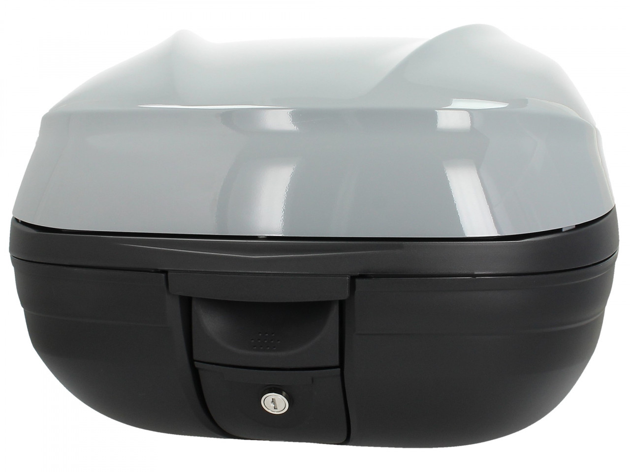 Kit Top Case (incl. placa de retención), 37 l, gris para Piaggio MP3 125 / 300 / Sport HPE