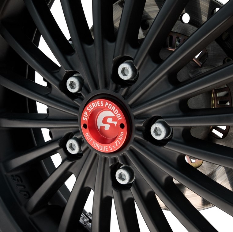 Guardapolvo delantero de 13" para Vespa GTS/GTS Super/GTV/GT 125-300ccm, rojo