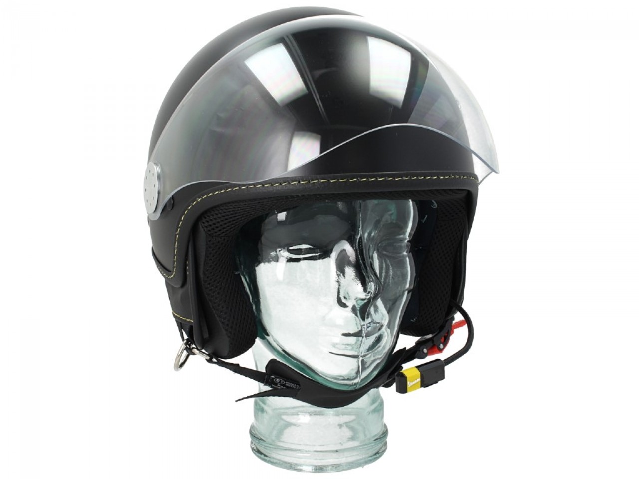 Visor de casco Vespa Jet 3.0 Bluetooth negro