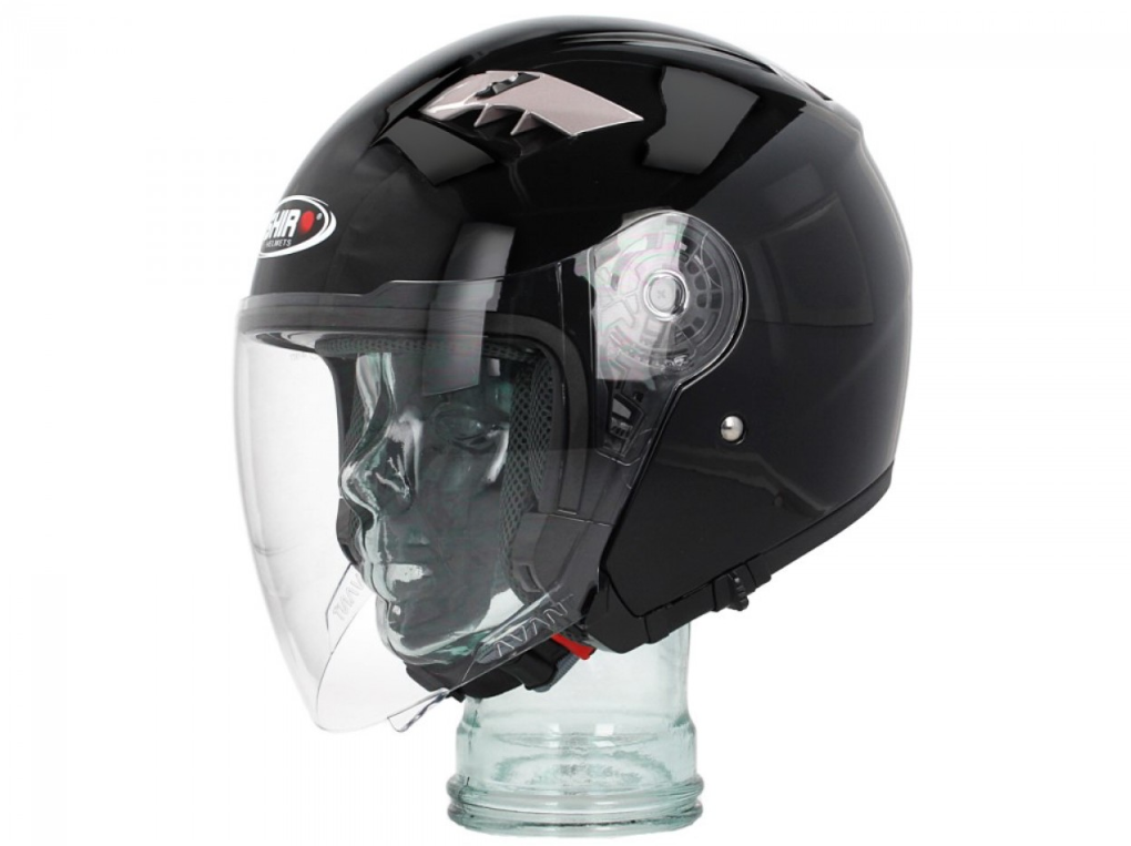 Casco modular Shiro, SH414, sistema, negro