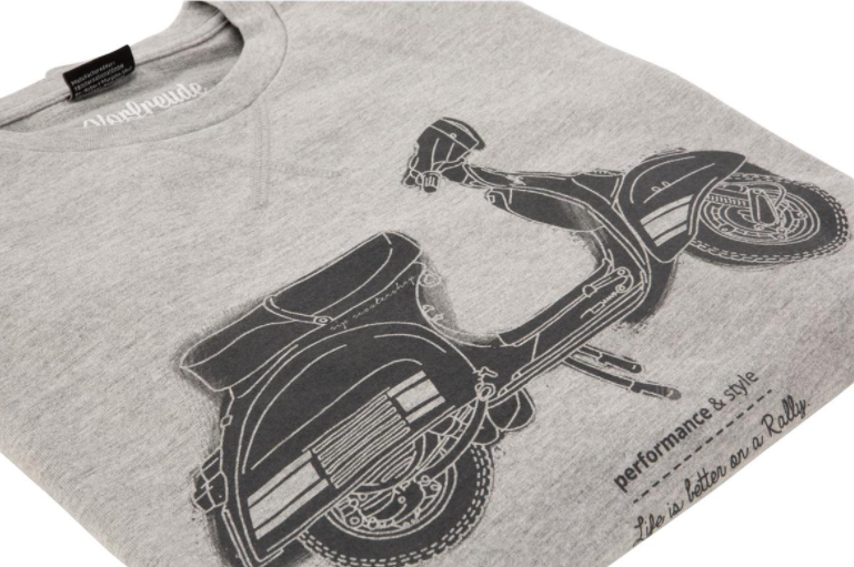Sudadera "La vida es mejor en un Rally", hombre gris