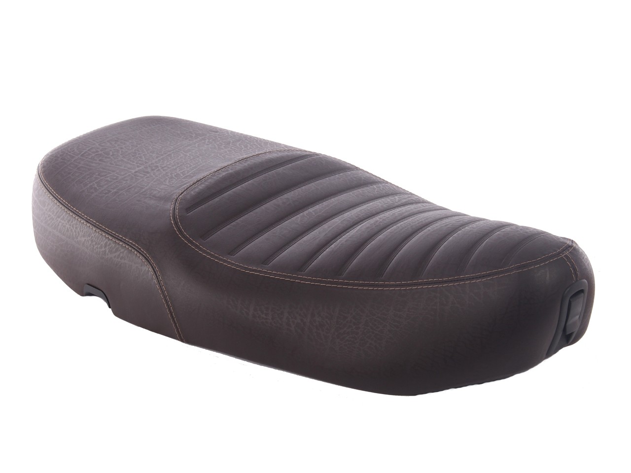 Asiento Vespa marrón oscuro acolchado para LX 50-150cc Touring, ET2/ET4 /LX/LXV/S 50-150ccm-