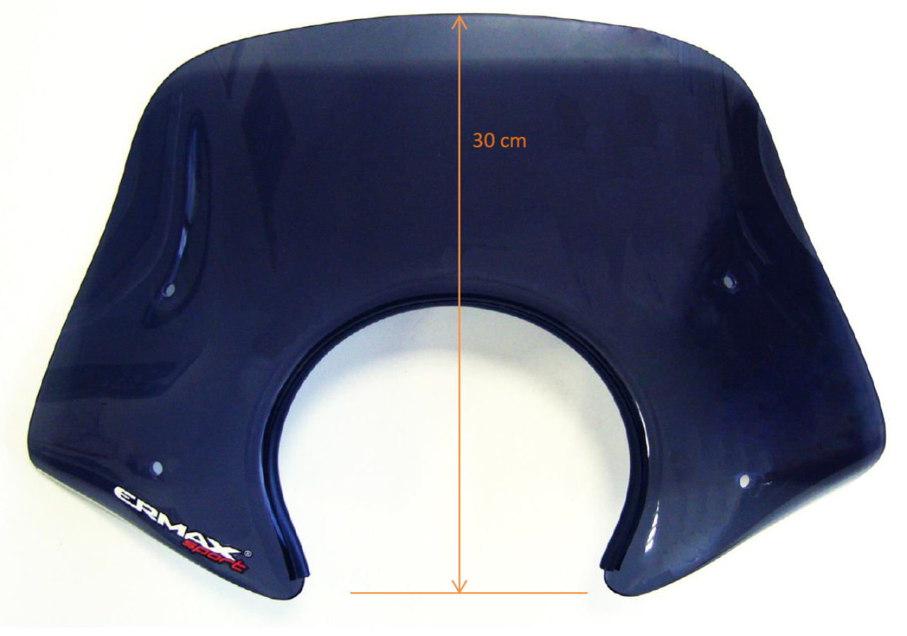 Parabrisas ERMAX Piccolo H 300 mm para Vespa Primavera 50-150cc 2T/4T, transparente
