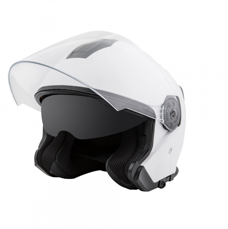 Casco jet Piaggio PFJ blanco