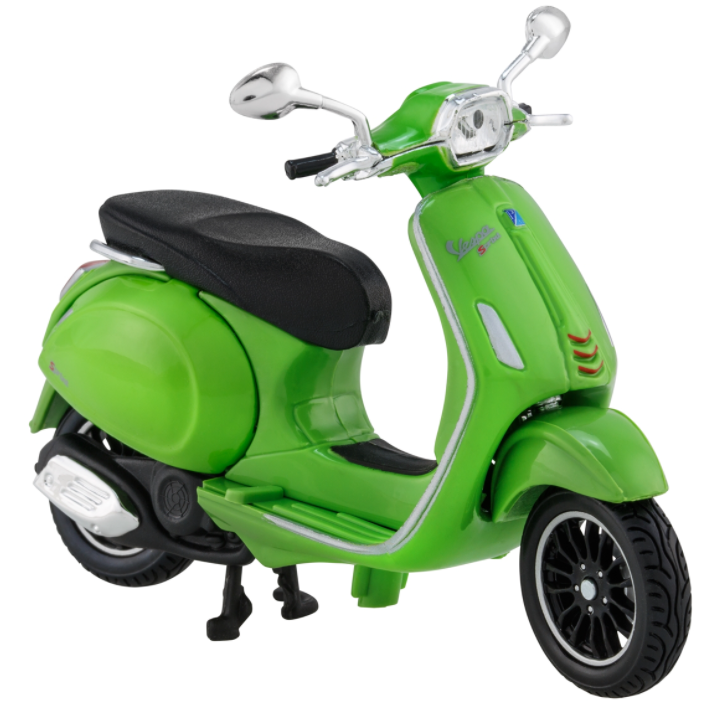 Modelo Vespa GTS 300, verde claro