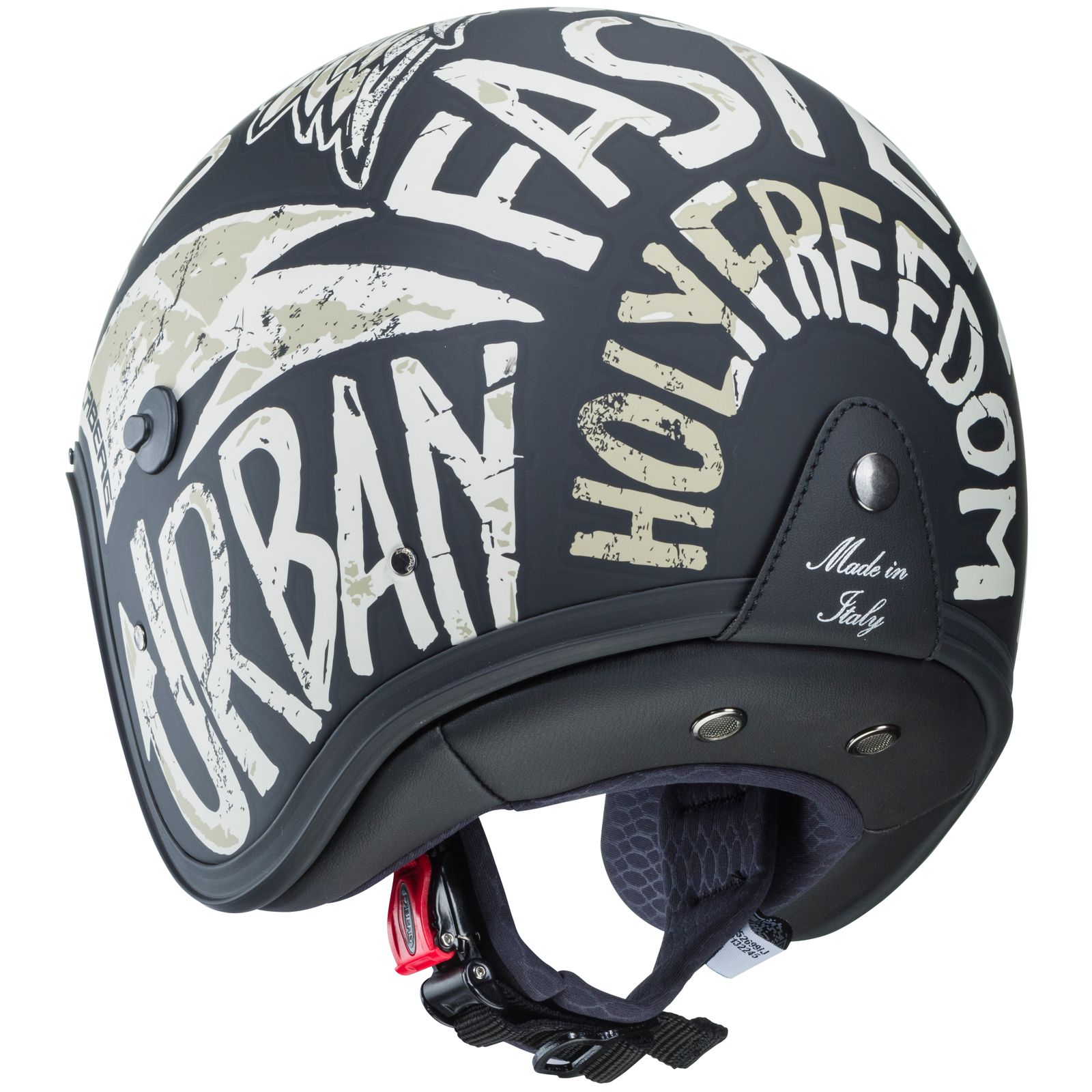 Casco Caberg Freeride Nuke, negro mate/gris