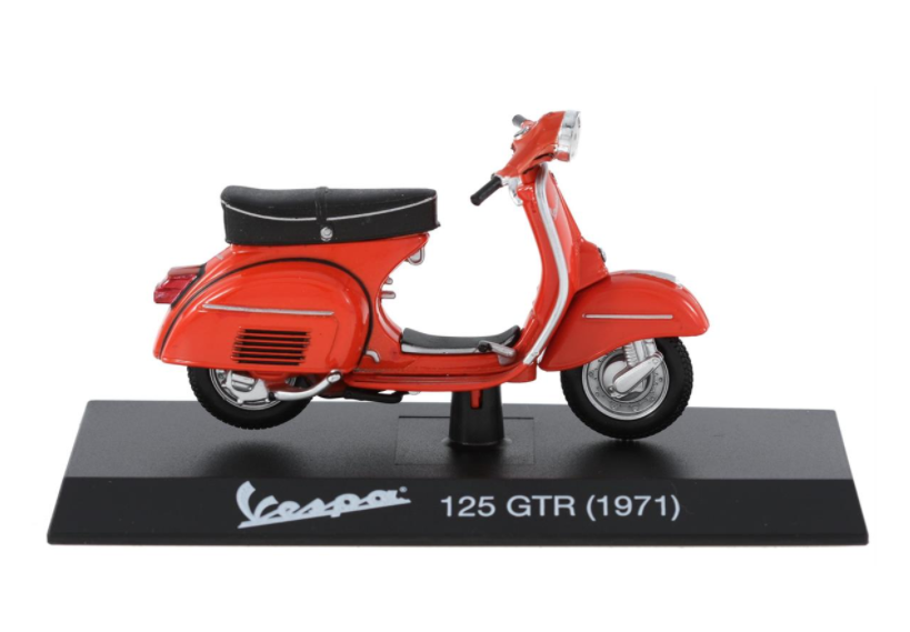 Modelo Vespa 125 GTR (1968), rojo