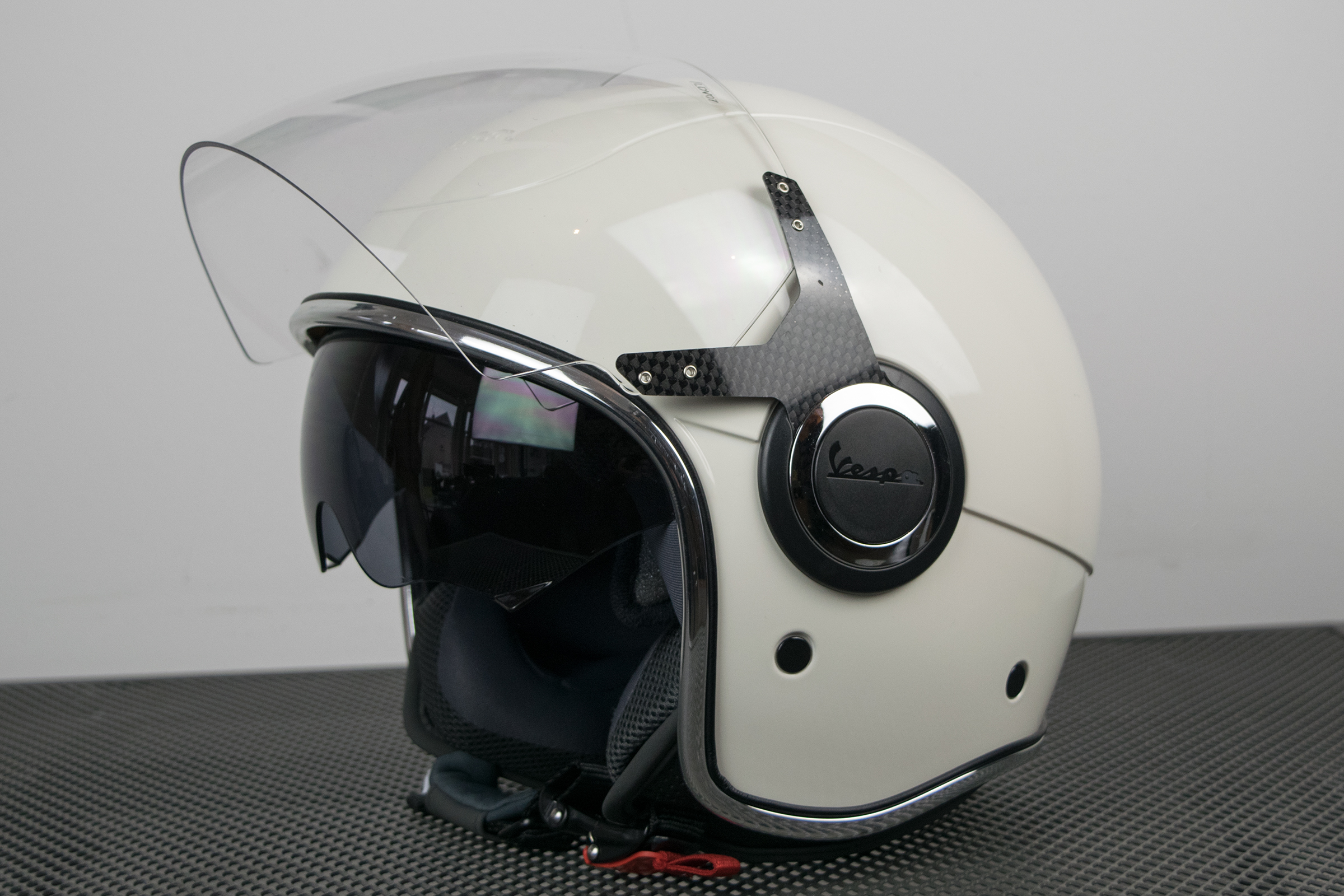 Casco Vespa Jet VJ blanco