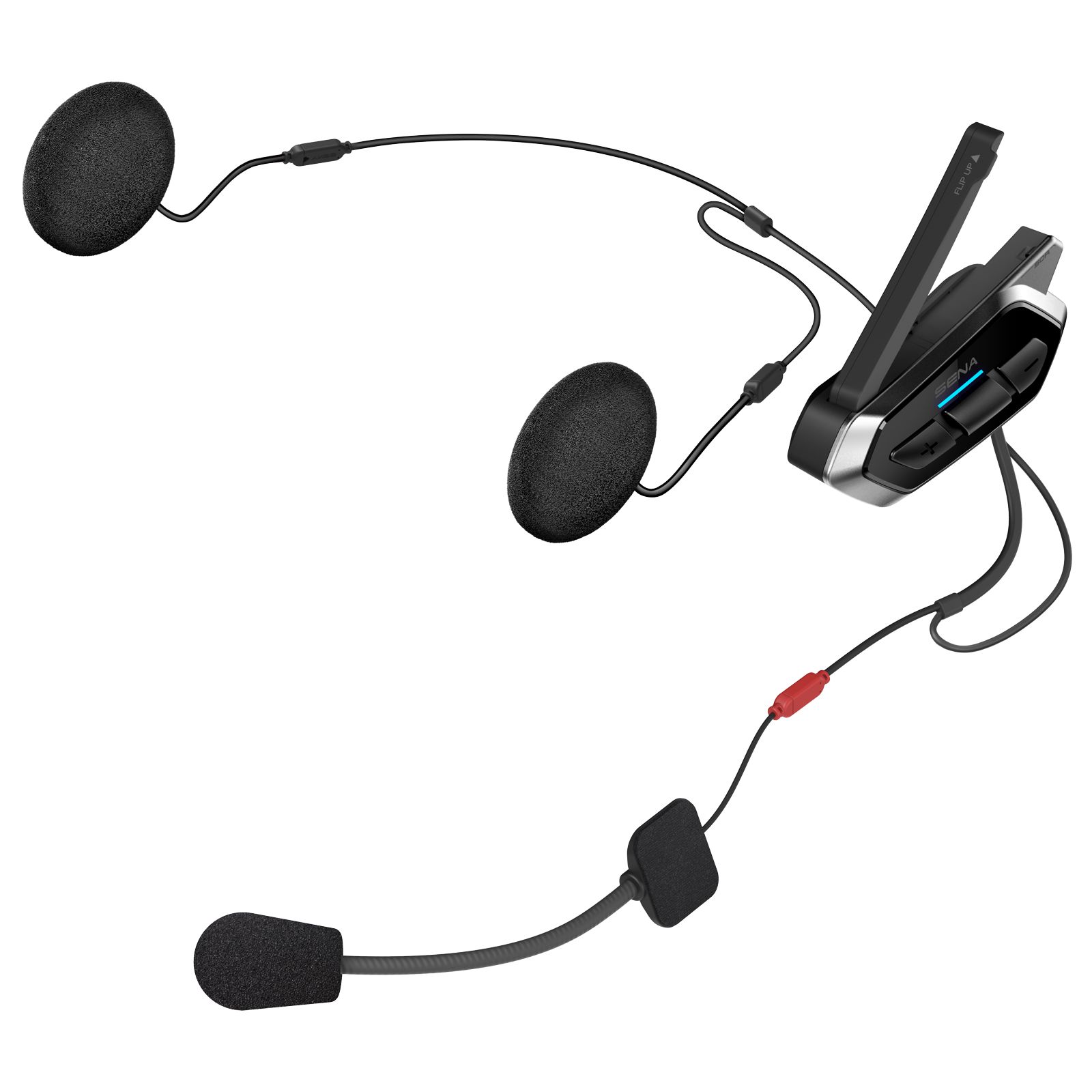 SENA 50C Single Set Sound by Harman Kardon - Sistema de comunicación y cámara Bluetooth para motocicletas