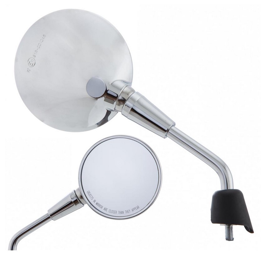 Espejo Shorty cromado derecho, izquierdo para Vespa Primavera 50-150ccm 2T/4T / GTS HPE 50-300ccm