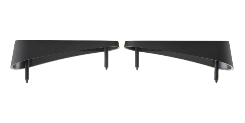 Soporte reflector lateral, trasero izquierdo y derecho para Vespa, negro mate