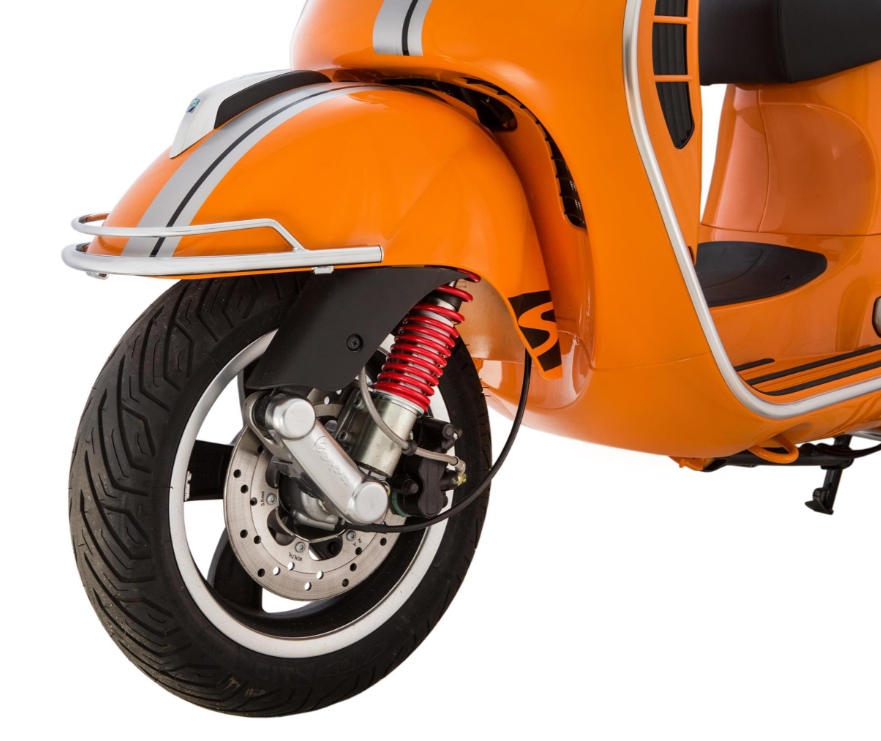 Guardabarros parachoques delantero para Vespa GTS/GTS Super/GTV/GT 60/GT/GT L 125-300cc, cromado