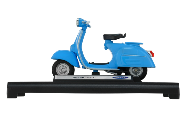 Modelo Vespa 150 (1970), azul claro