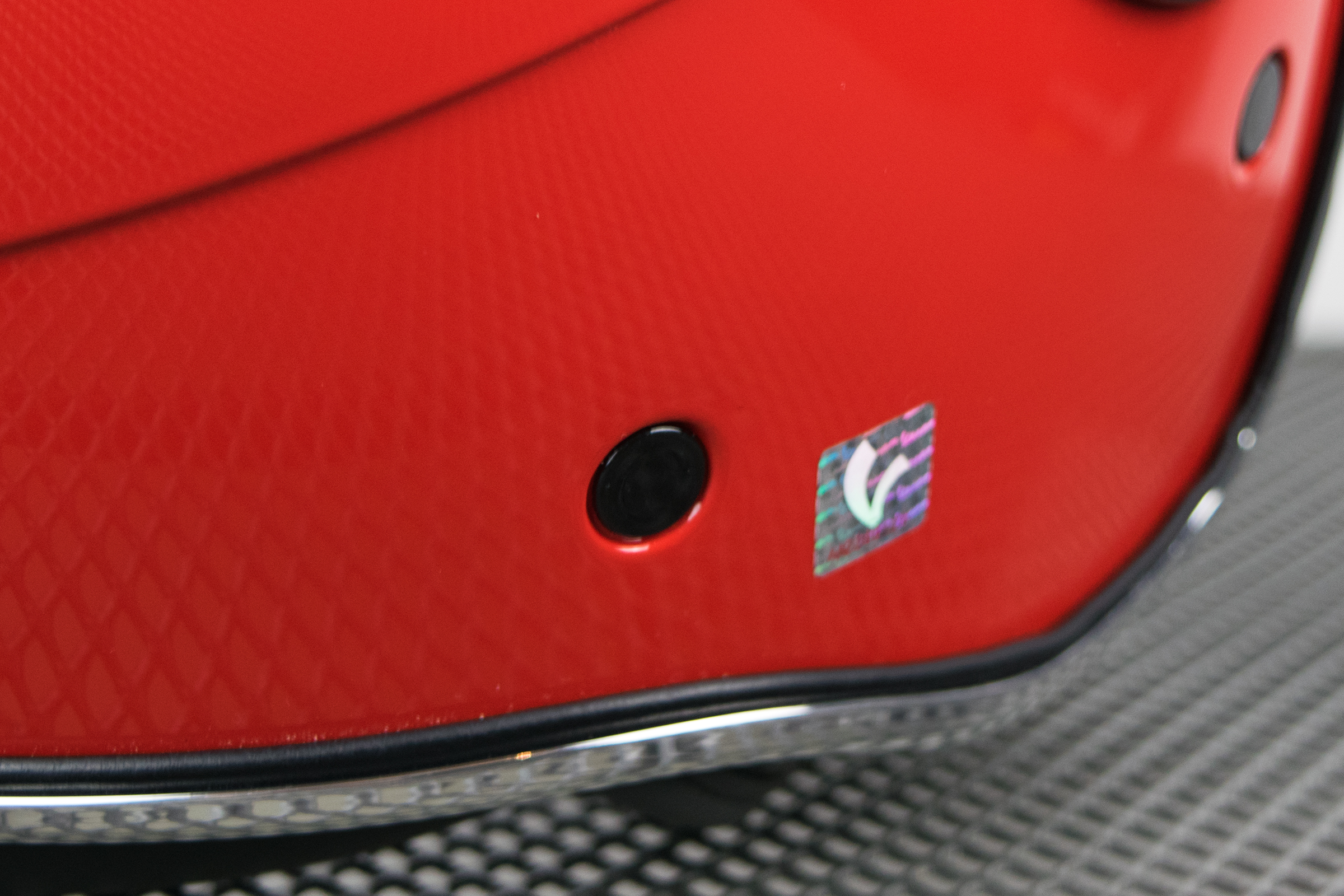 Casco Vespa Jet VJ rojo