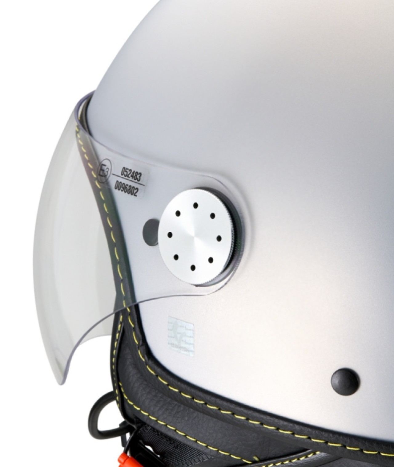 Visera Casco Vespa Jet 4.0 Grigio Entusiasta Matt - Bluetooth