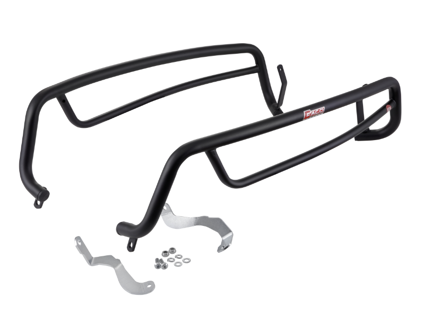 Cubrebarras lateral trasero para Vespa GTS 300cc HPE ('19-), negro mate