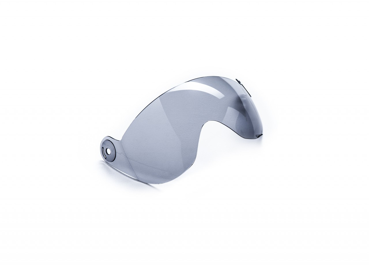 Visera Helmo Milano tintada, resistente a los arañazos, visera para gafas Pelledura, VaPensiero (ECE 22.05)