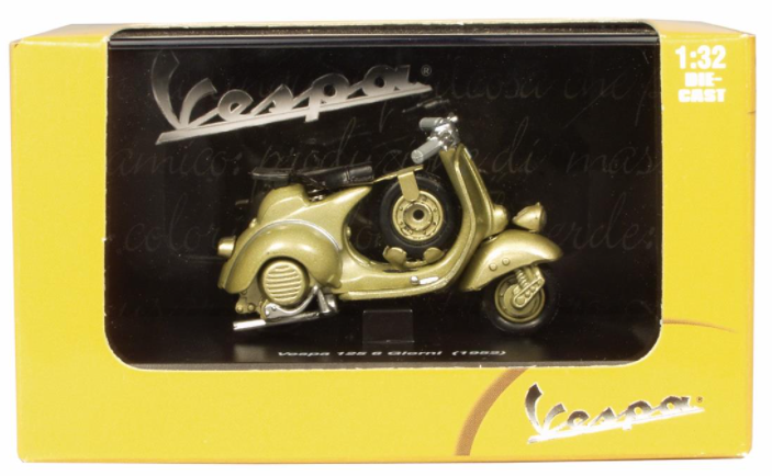 Modelo Vespa 125 6 Giorni (1952), bronce