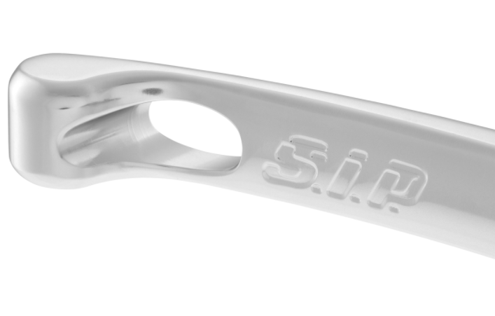 Juego palanca freno sport izquierda/derecha para Vespa LX/LXV/S/Primavera/Sprint 50-150cc, plata