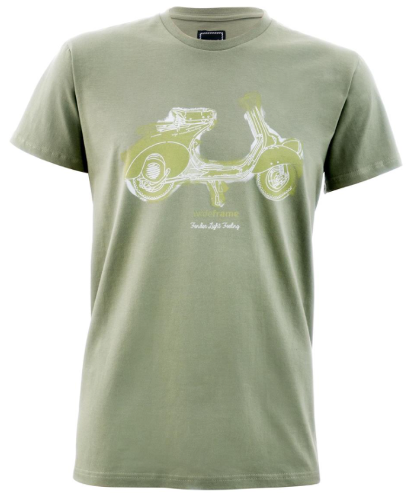 Camiseta "Faro Basso Fender Light Feeling", hombre verde oliva