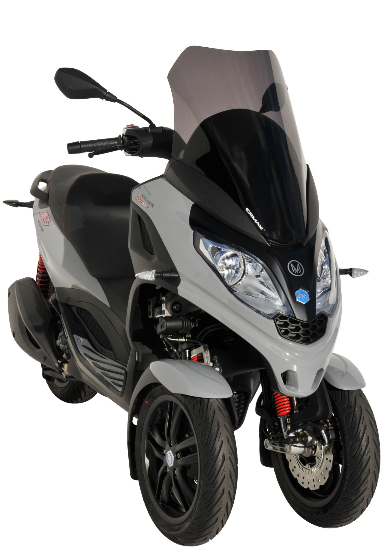 Parabrisas ERMAX Sport Touring para Piaggio MP3 300 / SPORT HPE (19-), tintado/negro claro