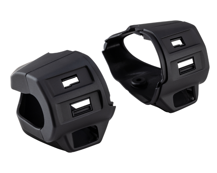 Tapa unidad de conmutación, izquierda y derecha para Vepsa Primavera/Sprint/Elettrica, negro mate