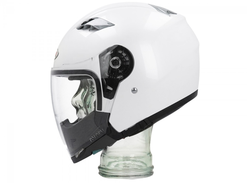 Casco modular Shiro, SH414, system, blanco