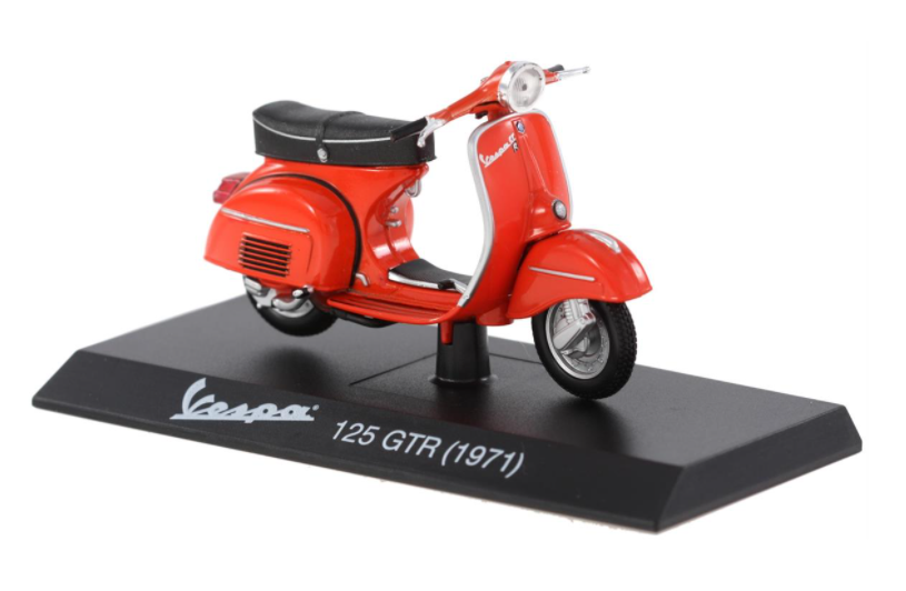 Modelo Vespa 125 GTR (1968), rojo