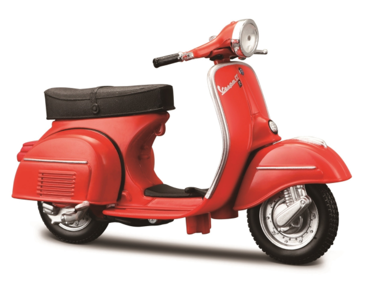 Modelo Vespa 125 GTR (1968), rojo