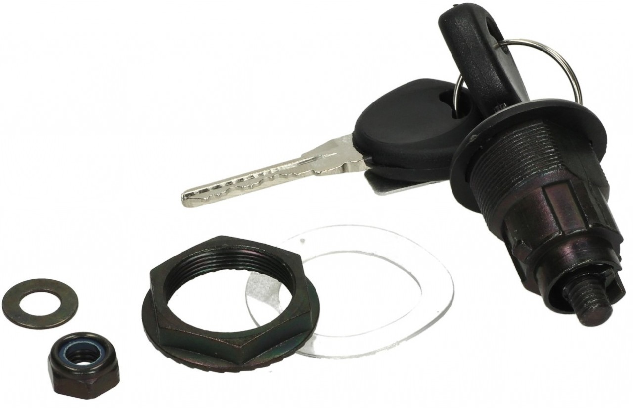 Cerradura de repuesto para los baúles originales de Piaggio y Vespa