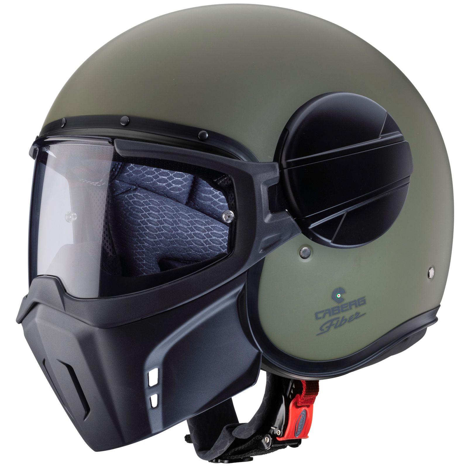 Casco Caberg Ghost, verde mate