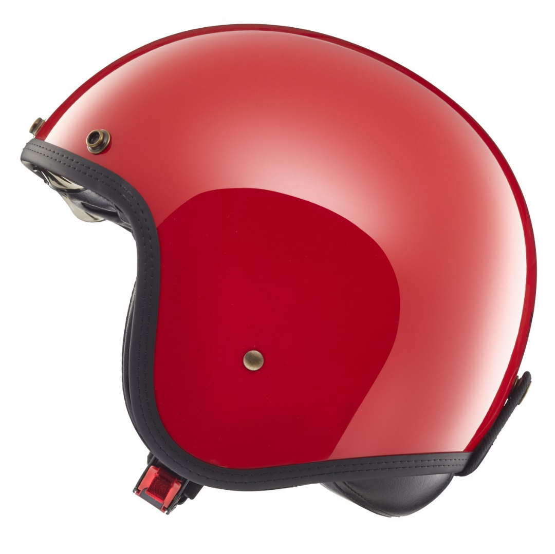 Casco Helmo Milano Jet, Audace, rojo
