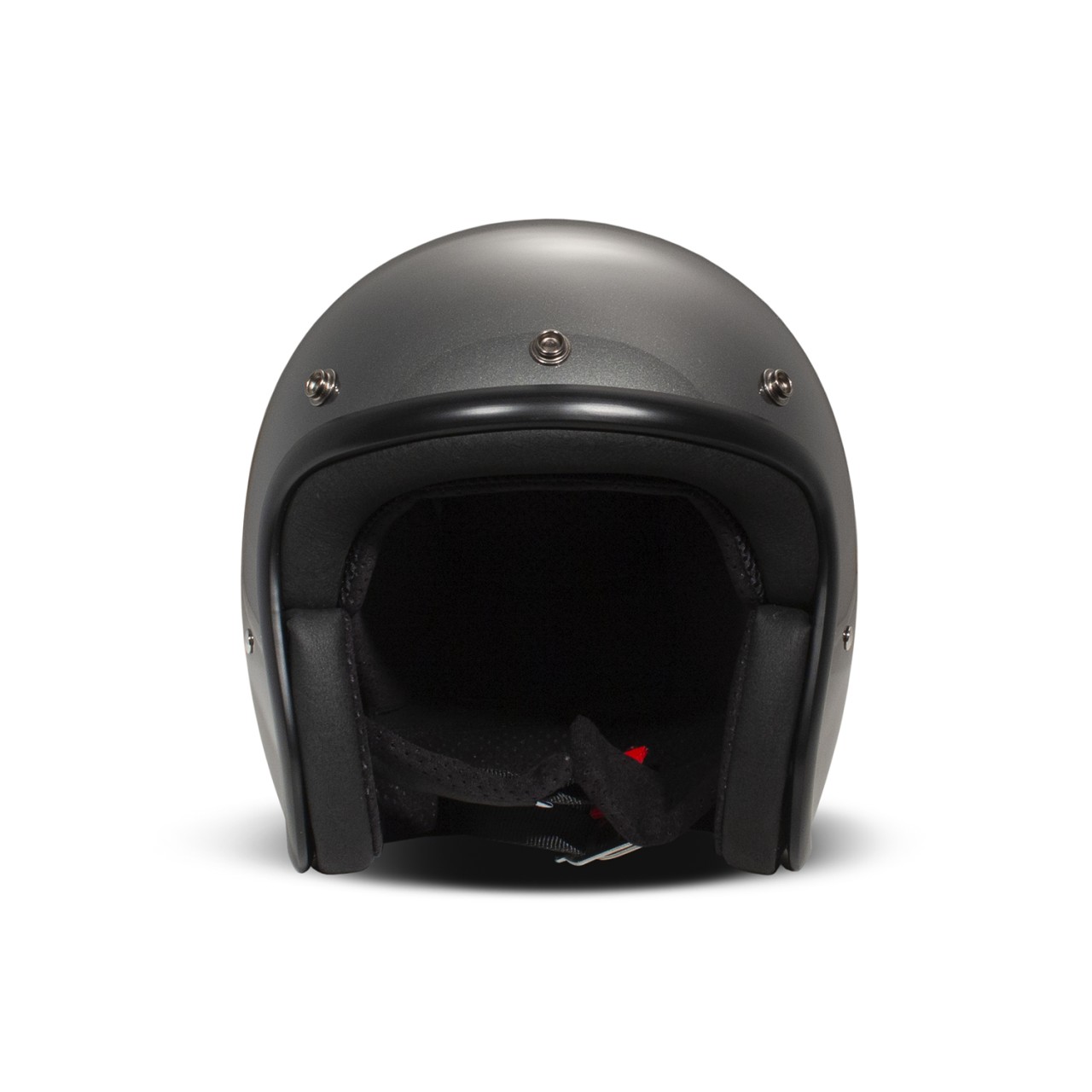 Casco abierto DMD Retro, gris brillante, gris metalizado, fibra de vidrio, ECE 22.06