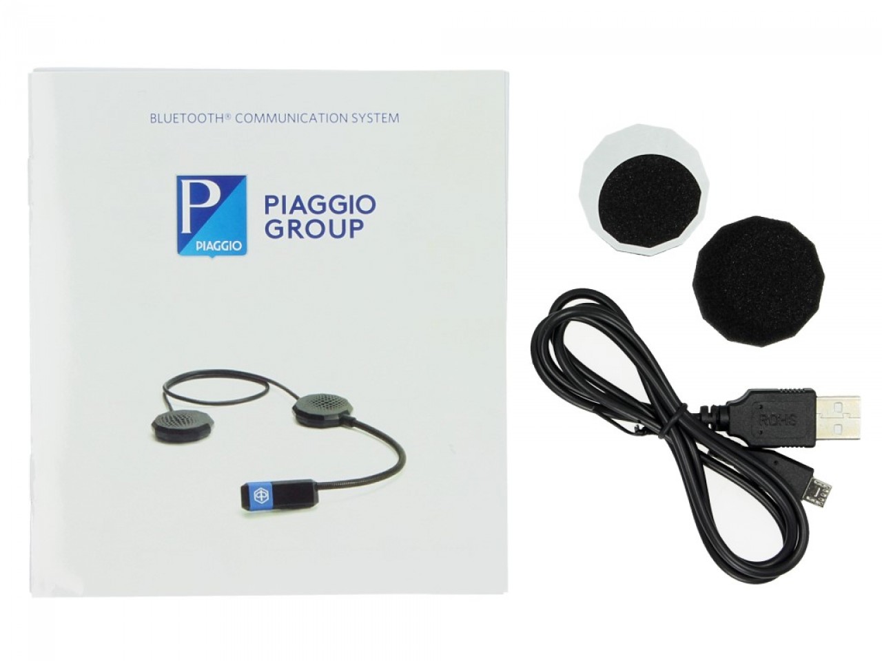Visor de casco Vespa Jet 3.0 Bluetooth negro