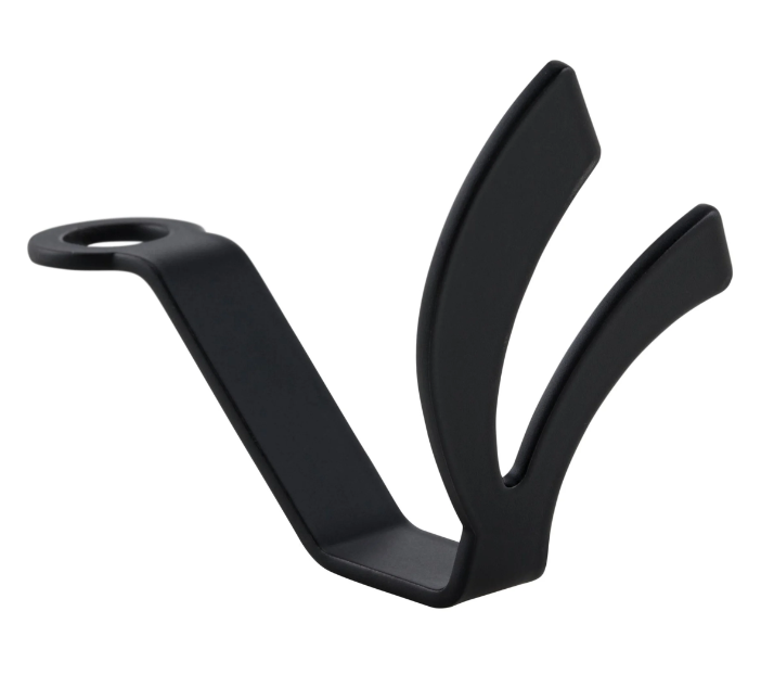 Gancho para casco, bajo asiento para Vespa, negro mate