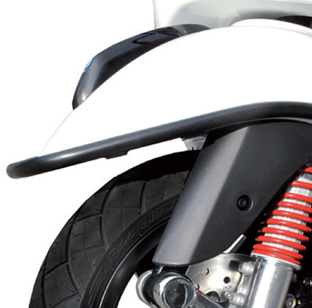 Guardabarros negro mate Vespa S