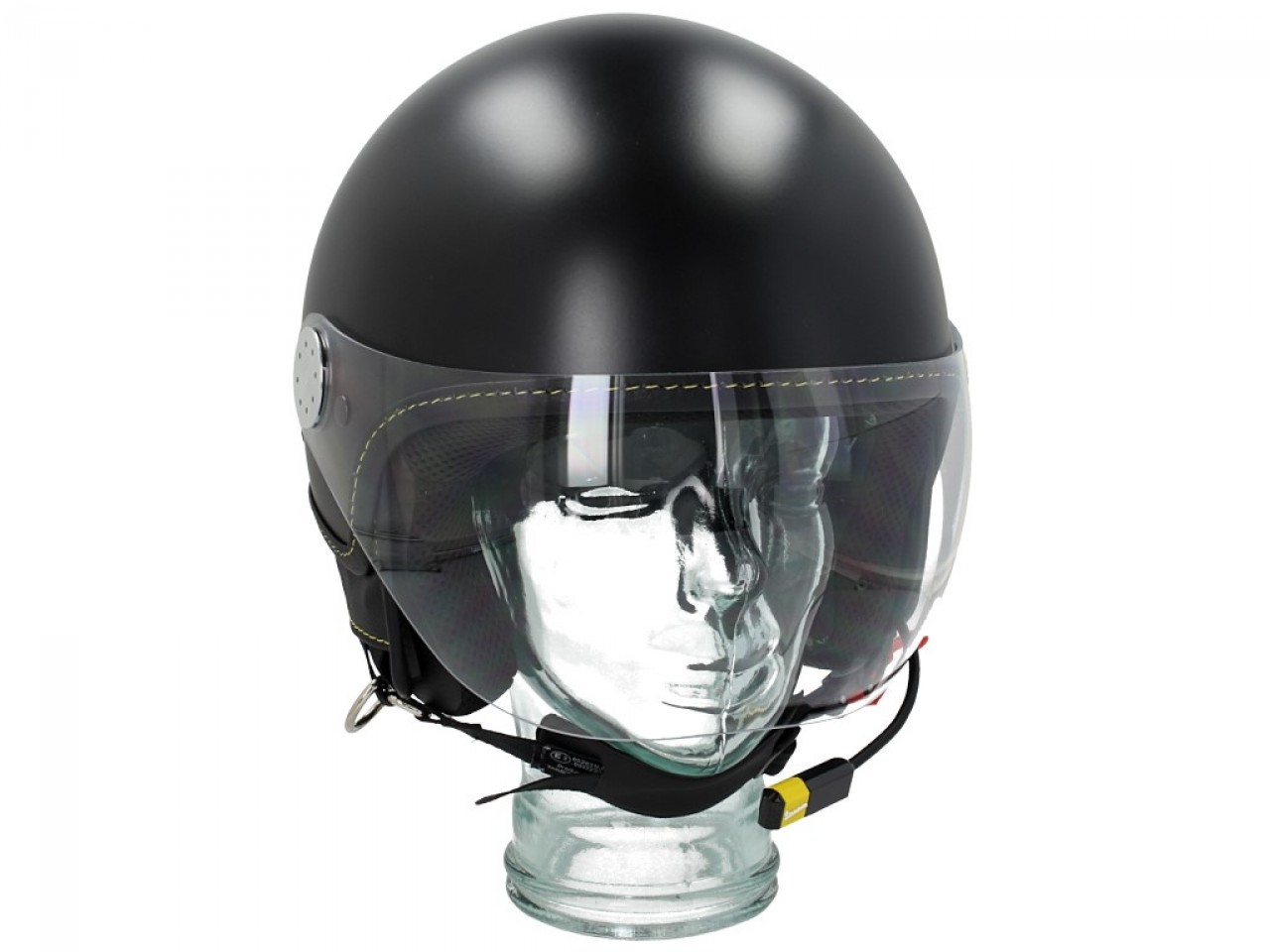 Visor de casco Vespa Jet 3.0 Bluetooth negro